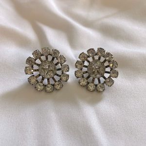 J. Crew Cluster Crystal Earrings